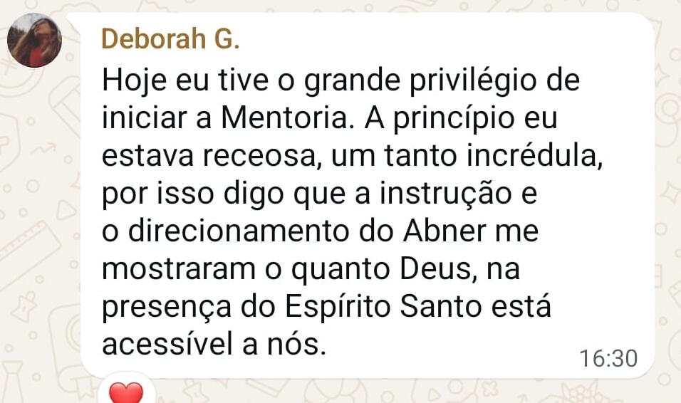 Depoimento Tainah Ferreira